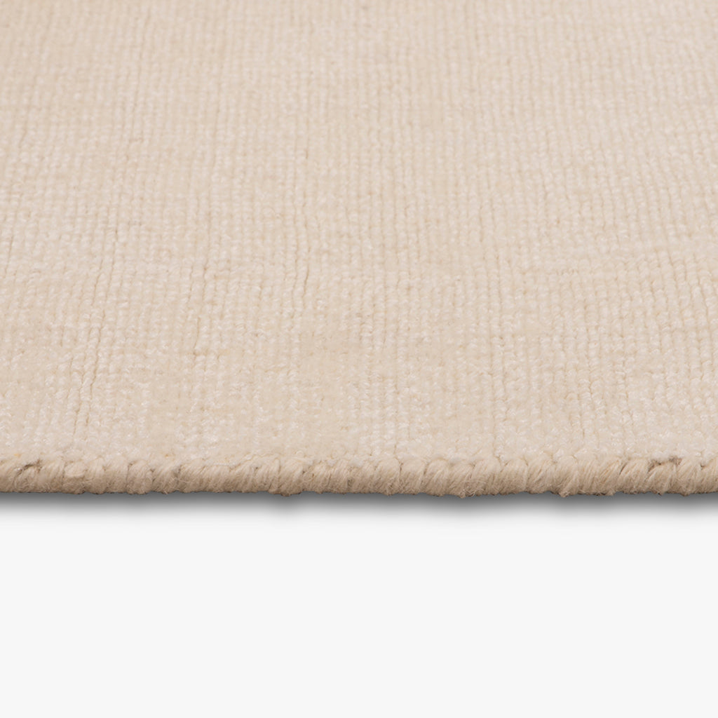 Tapete Tufado Lã e Viscose Bege 70x110 MIRA