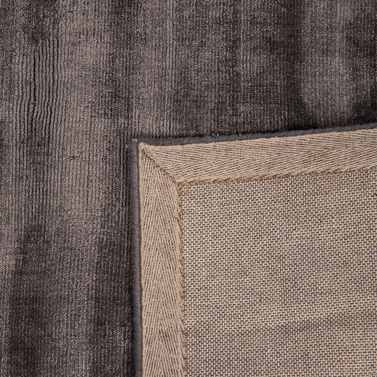 Grey Viscose Rug 70x110 BLIDA
