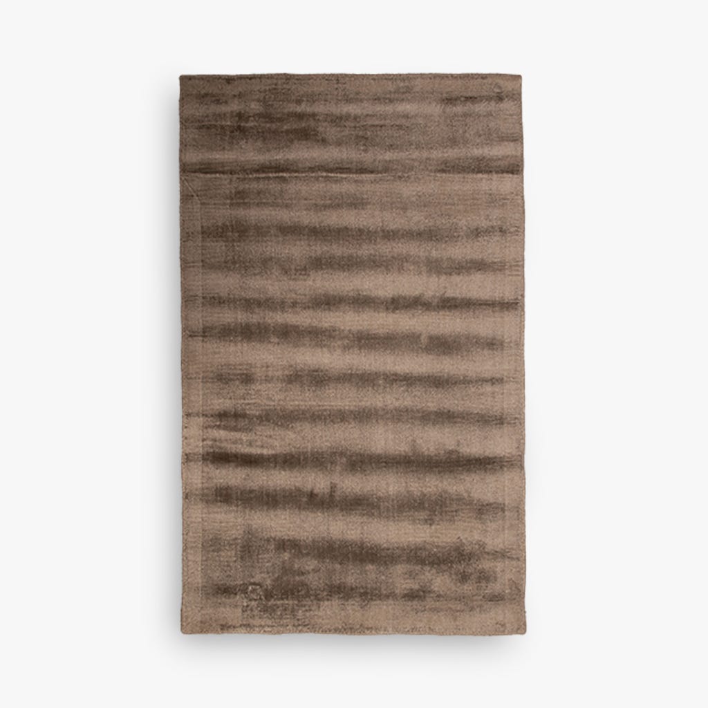 Tapete Tufado Viscose Castanho 140x200 MIRA