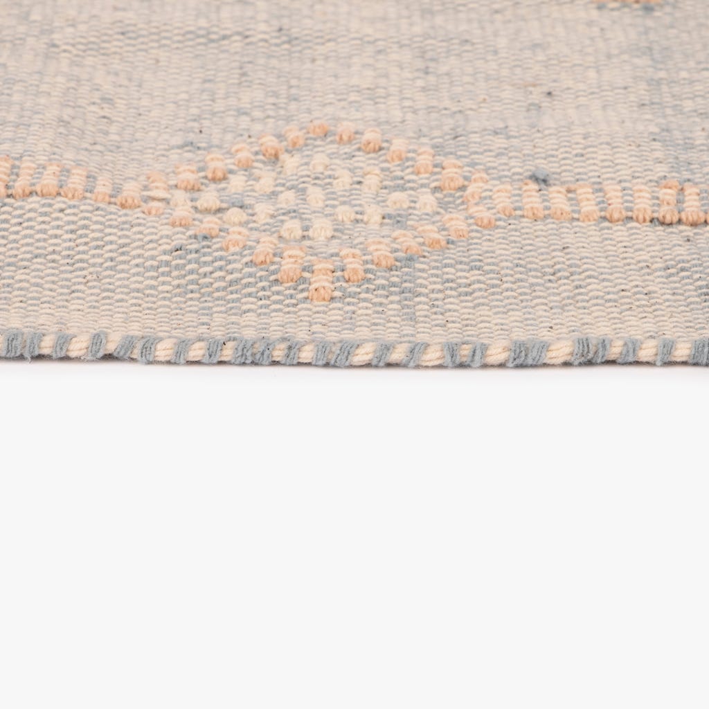 Tapis coton bleu 200x300 cm BENAGIL