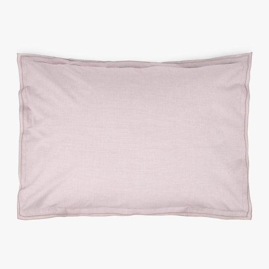 Taie d'oreiller rayé beige en coton 50x65cm GRÀCIA