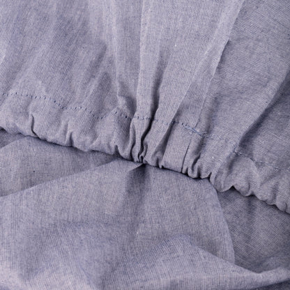 Jeté de lit réglable bleu 160x200+30cm GRÀCIA