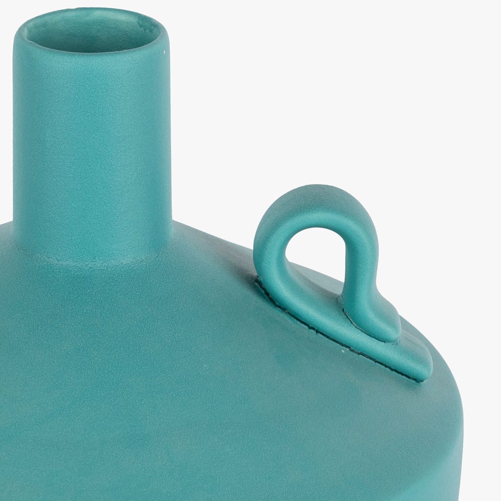 Vase turquoise XANTHI