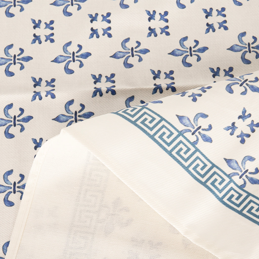 Serviette Anti-Tâche Carrée Fleur de Lys SICILIA