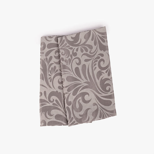Napkin jacquard grey  (set 2) LIVIA