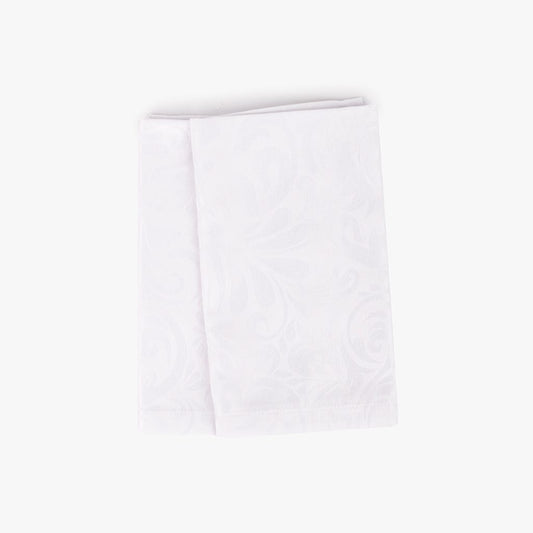 Conjunto 2 Guardanapos Jacquard Branco LIVIA