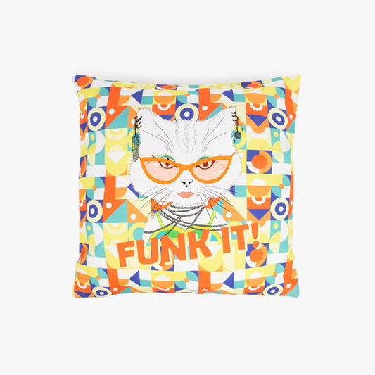 Capa de Almofada Gato Funk GATOS DE ROCK