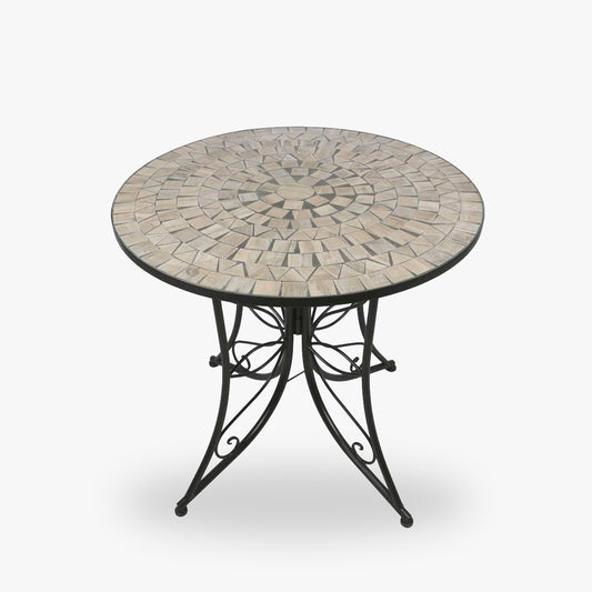 Mesa de Hierro y Mosaico Estrella D80x76 COMPORTA