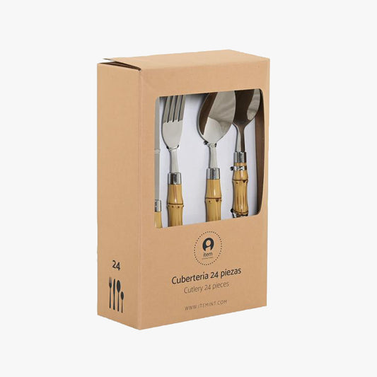 Faqueiro de bambu (24 peças) COMPORTA
