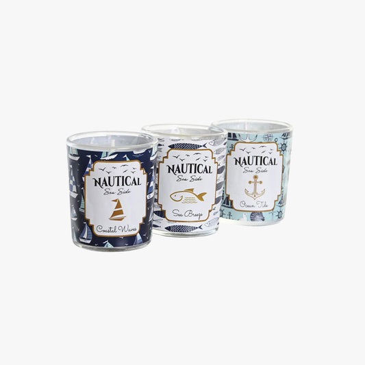 Pack 3 Velas Náutico MARÍTIMO
