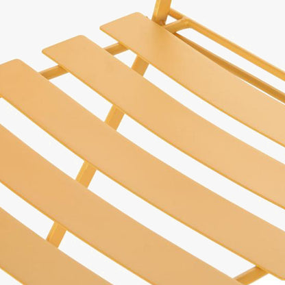 Conjunto de Mesa e 2 cadeiras Metal Amarelo COLORFUL