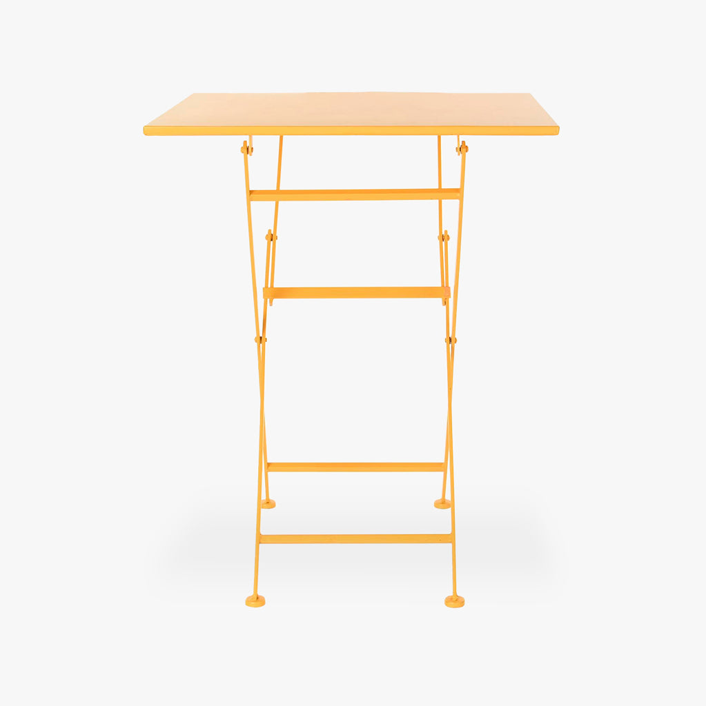 Conjunto de Mesa e 2 cadeiras Metal Amarelo COLORFUL