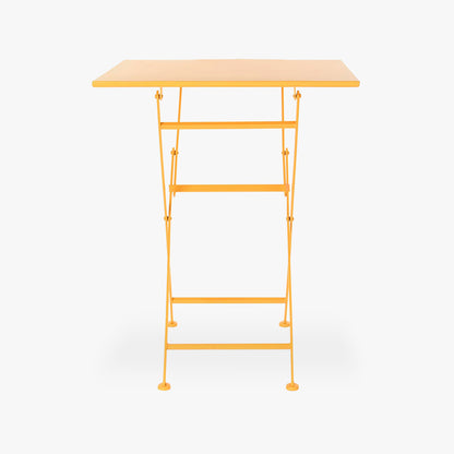 Conjunto de Mesa e 2 cadeiras Metal Amarelo COLORFUL