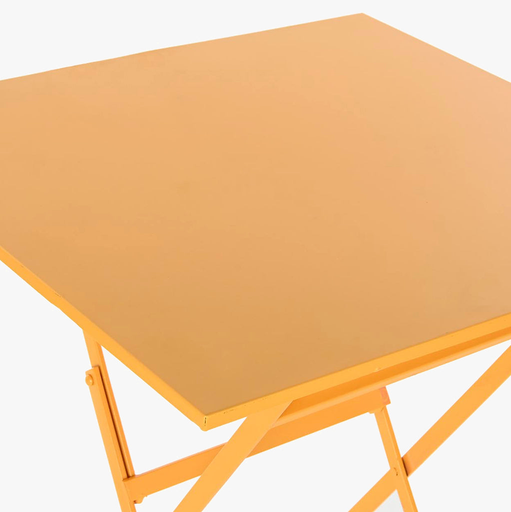 Conjunto de Mesa e 2 cadeiras Metal Amarelo COLORFUL