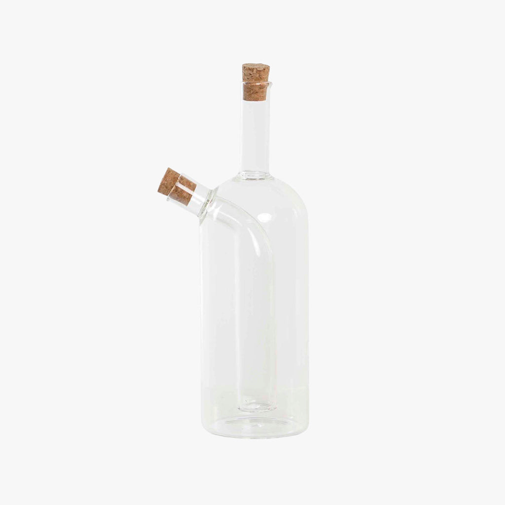 Galheteiro Duplo em vidro borossilicato 500ml UTILIA