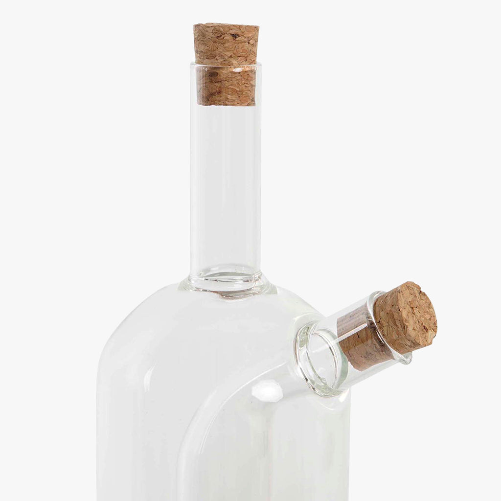 Galheteiro Duplo em vidro borossilicato 500ml UTILIA
