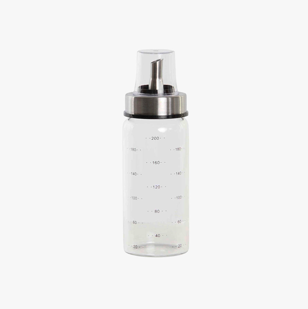 Galheteiro com doseador em vidro borossilicato 200ml UTILIA