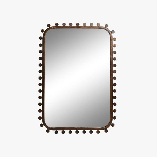 Miroir en métal avec reliefs COMPORTA