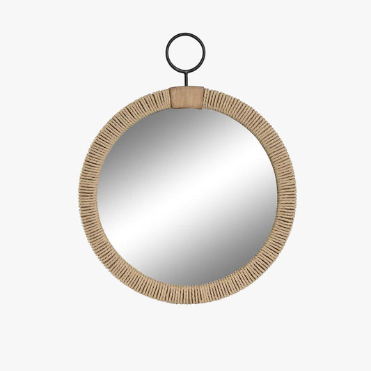Miroir rond en corde MARITIME