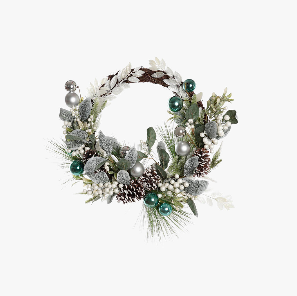 Coroa Natal Azul CELESTIAL