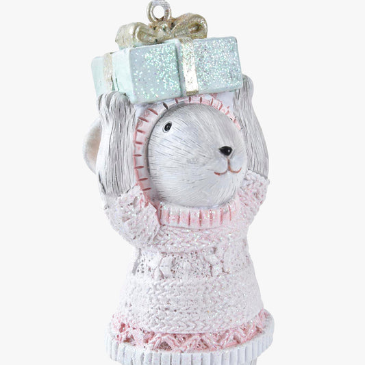 Pink Mouse Ornament 5cm Assorted CELESTIAL