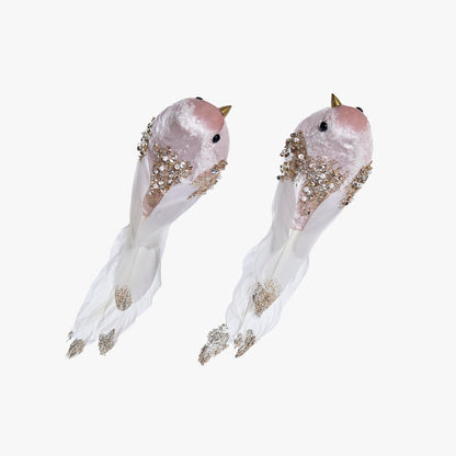 CELESTIAL Pink Assorted Clip Bird