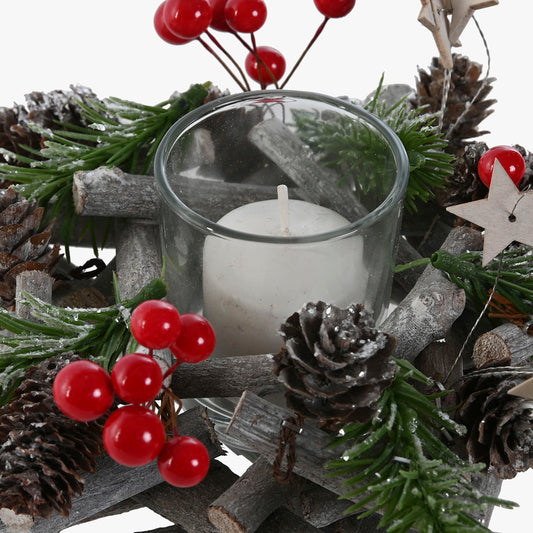 ALPINE 20cm Star Candle Holder