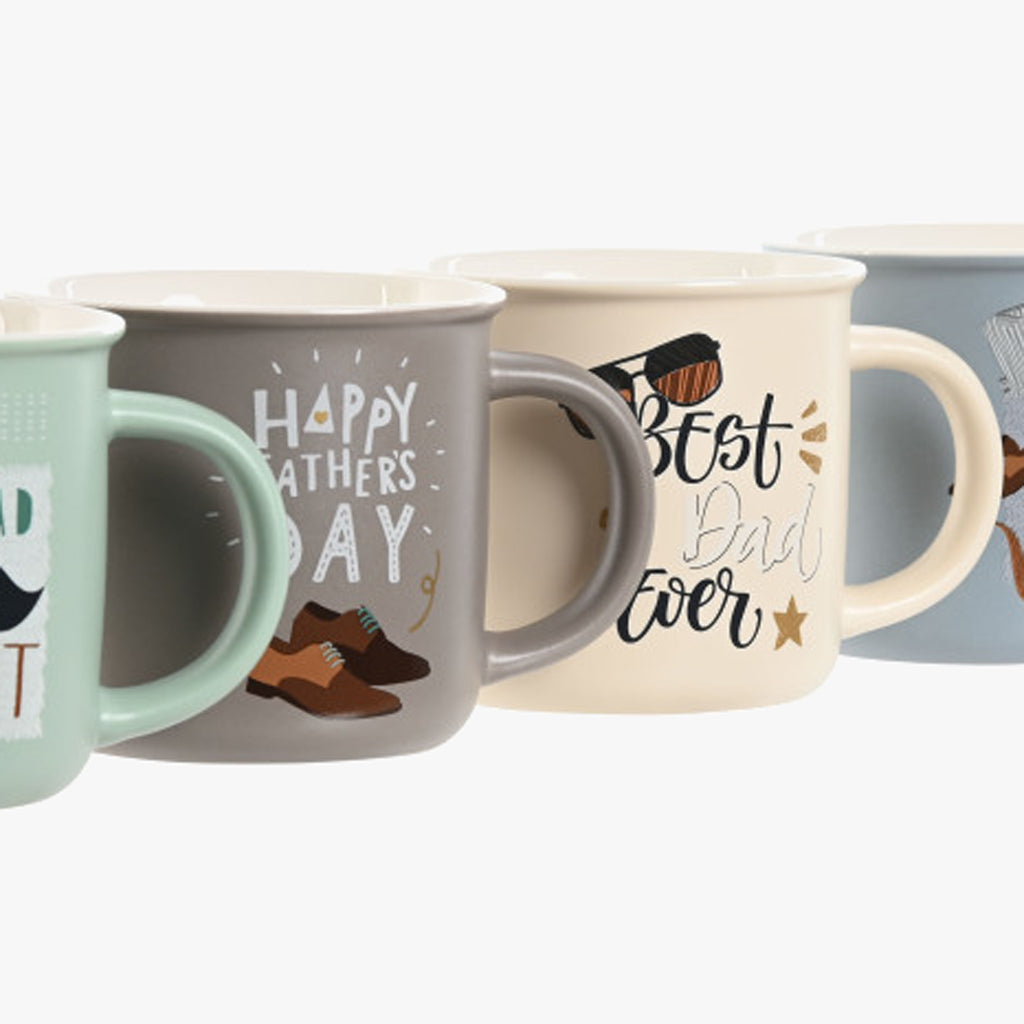 Ensemble de 4 tasses assorties MEILLEUR PAPA