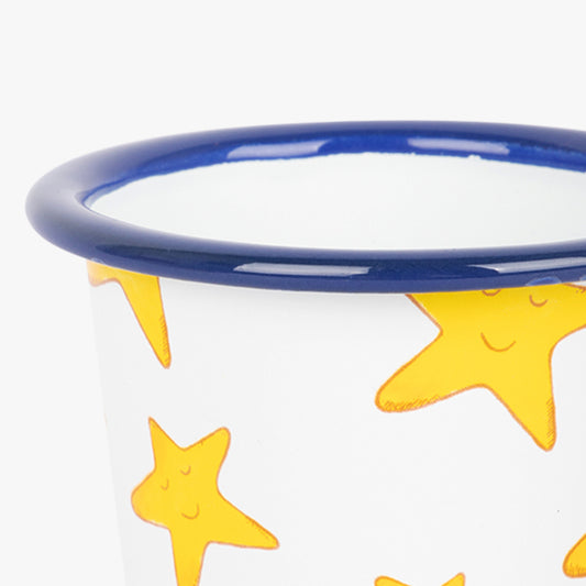 Copo em Esmalte STARS