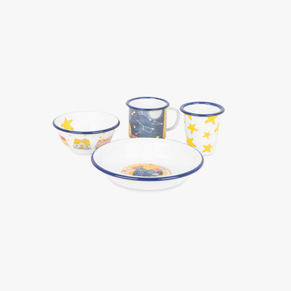 Verre étoiles émail D9cm STARS