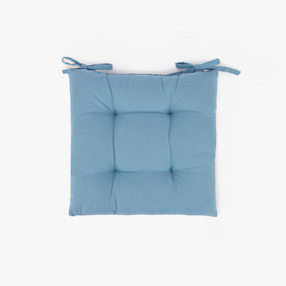 Almofada para Cadeira Algodão Azul 4EVERYDAY