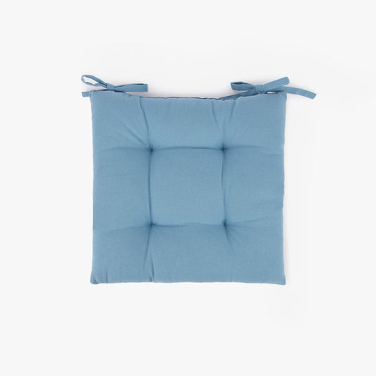 Almofada para Cadeira Algodão Azul 4EVERYDAY