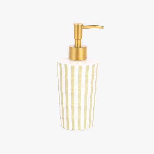 Green striped dispenser VICHY