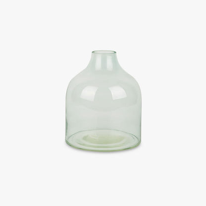 Vase glass blue D17x21cm GLASS