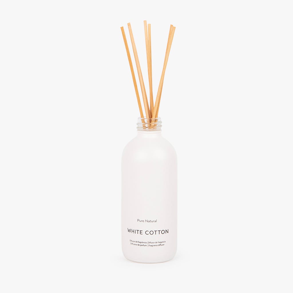 Difusor white cotton 240ml PURE NATURAL