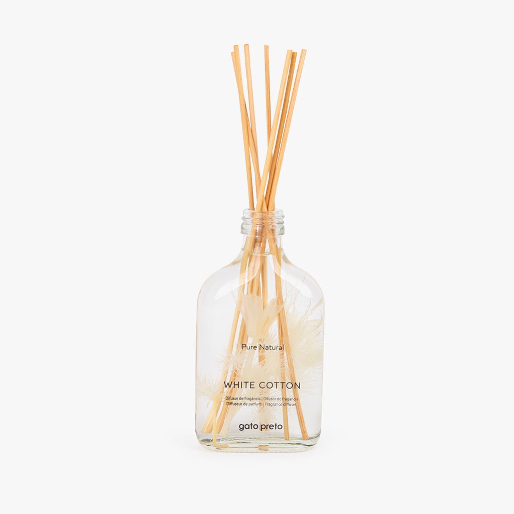 White cotton diffuser 180ml PURE NATURAL