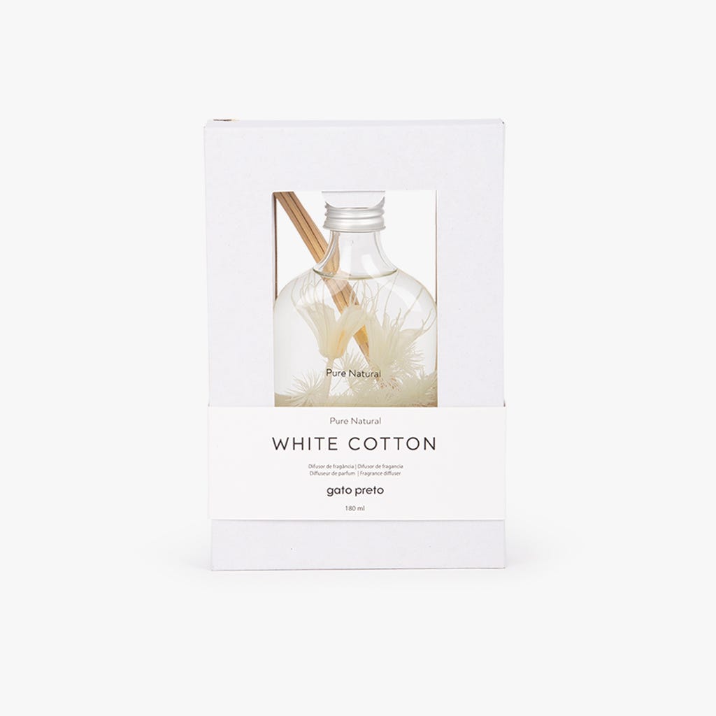 White cotton diffuser 180ml PURE NATURAL