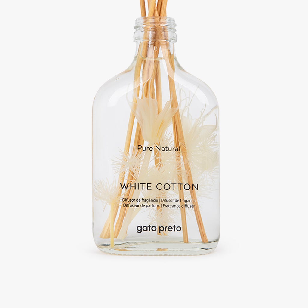 White cotton diffuser 180ml PURE NATURAL