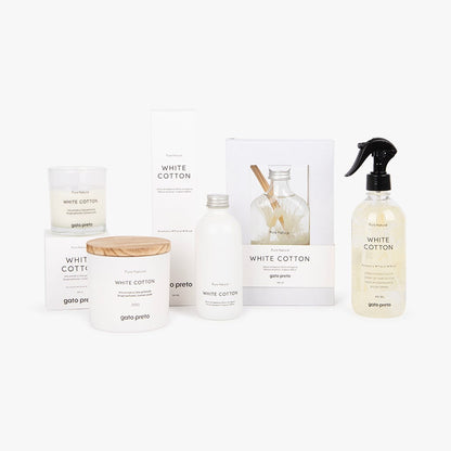 White cotton diffuser 180ml PURE NATURAL