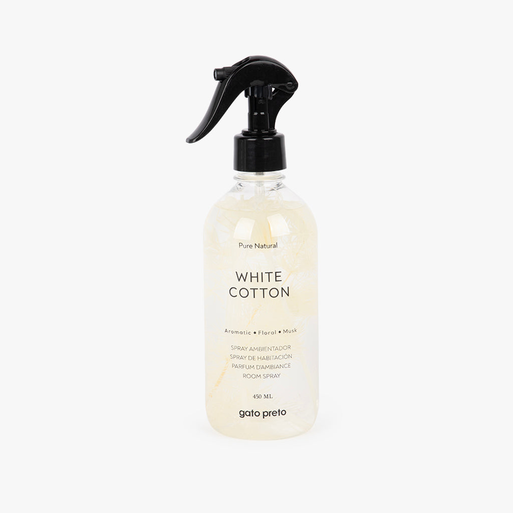 Ambientador em Spray White Cotton PURE NATURAL