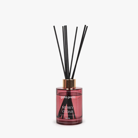 Difusor de Pauzinhos Musky Cedar 100ml HOMAGE