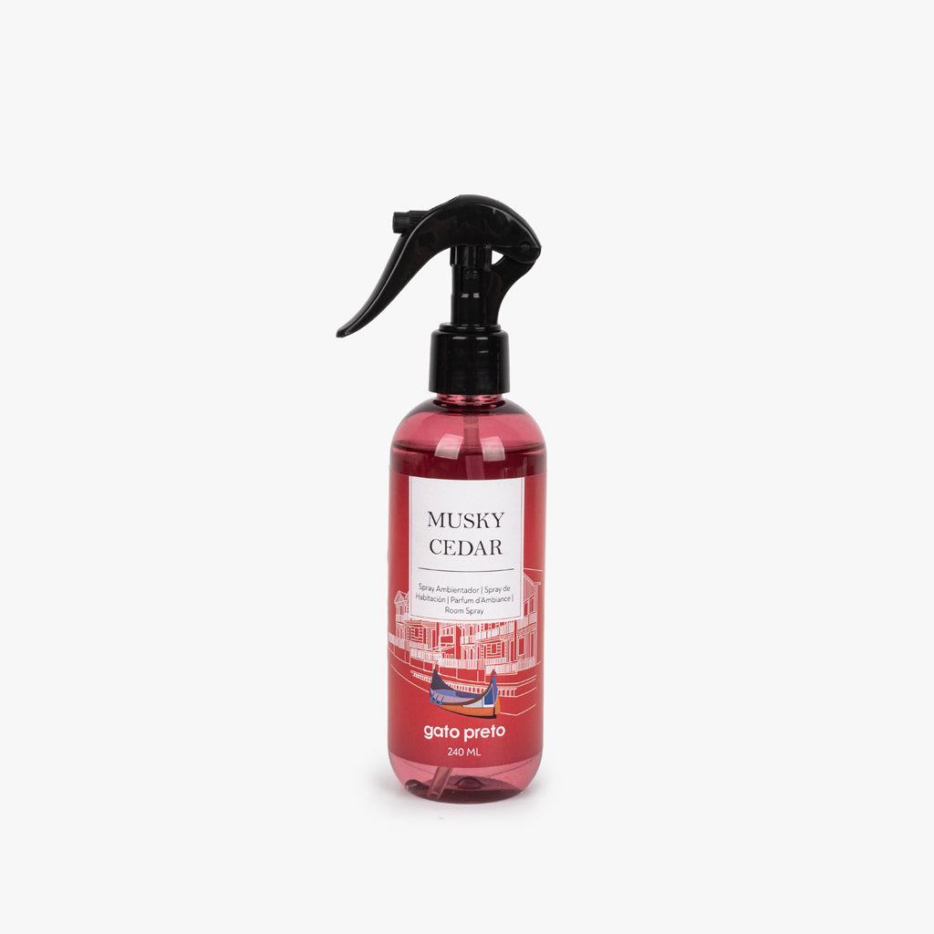 Ambientador em Spray Musky Cedar 240ml HOMAGE