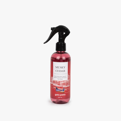 Ambientador em Spray Musky Cedar 240ml HOMAGE