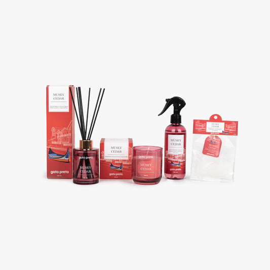 Ambientador em Spray Musky Cedar 240ml HOMAGE