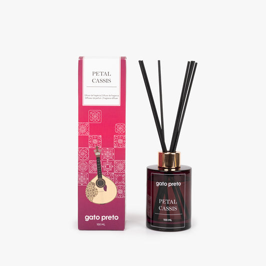 Difusor de Pauzinhos Petal Cassis 100ml HOMAGE