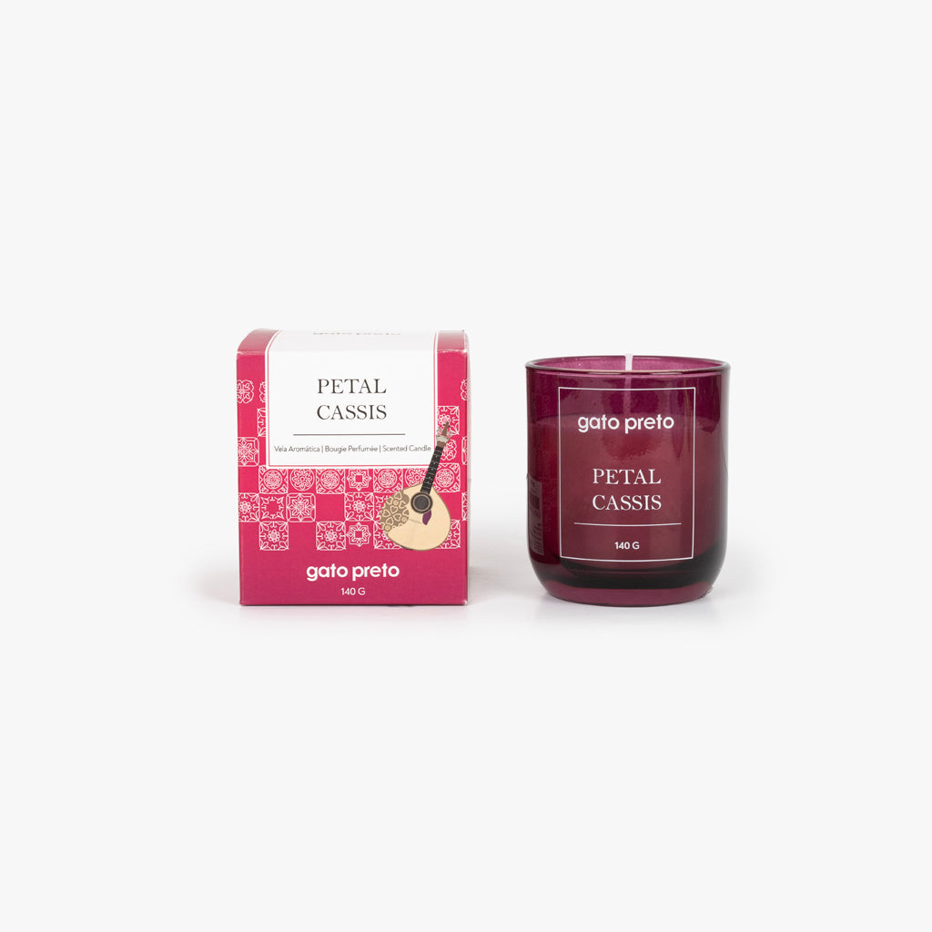 Vela Aromática Petal Cassis 140g HOMAGE