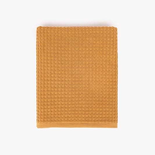 Toalha de Banho de Corpo Algodão Favos Amarelo ESNA
