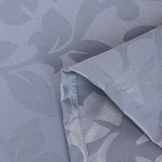 Mantel Jacquard Hojas Azul 160x160 WHISPER