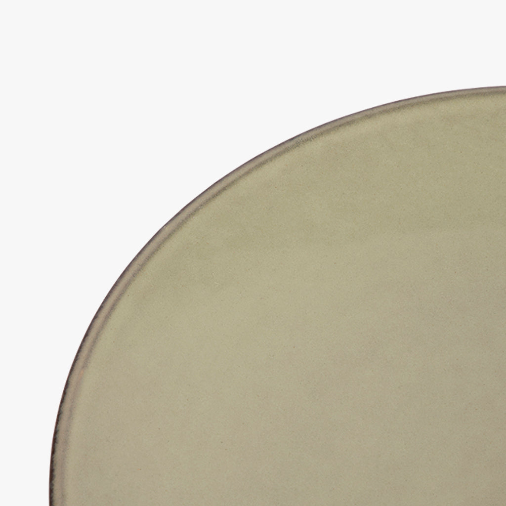 Assiette plate vert 26cm BAIKAL