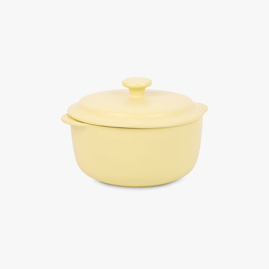 Terrina Grande Stoneware Amarela D25cm SUMMER PASTELS